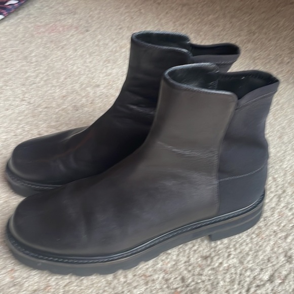 Stuart Weitzman 5050 Leather Lift Bootie Boot Size 10 Narrow AA - Picture 7 of 11